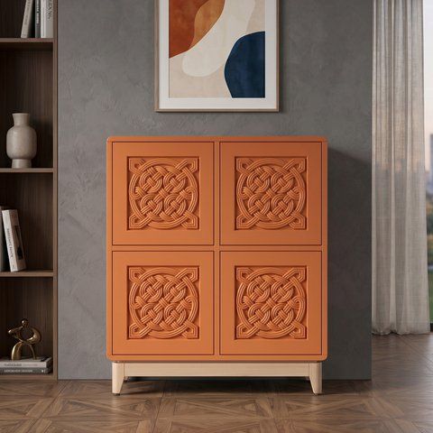 Комод у спальню Roco Celtic 875х370х1027 мм, фарбований МДФ (RAL NCS) roco-celtic-5 фото